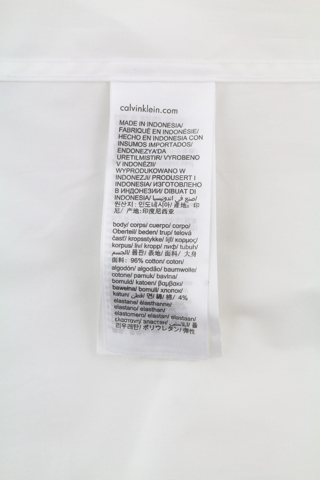 CALVIN KLEIN Evening Tuxedo Slim Men Formal Shirt 42 XL White Pleated Button