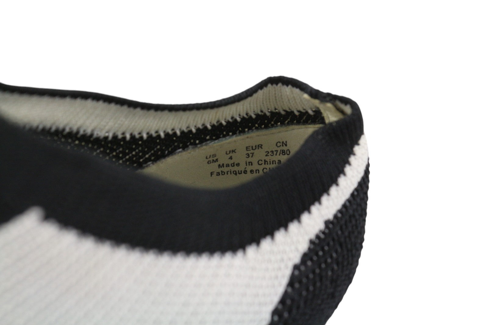 EMPORIO ARMANI Women Sneakers EU37 Low Top Lace Up Knitted Trainers RRP€270