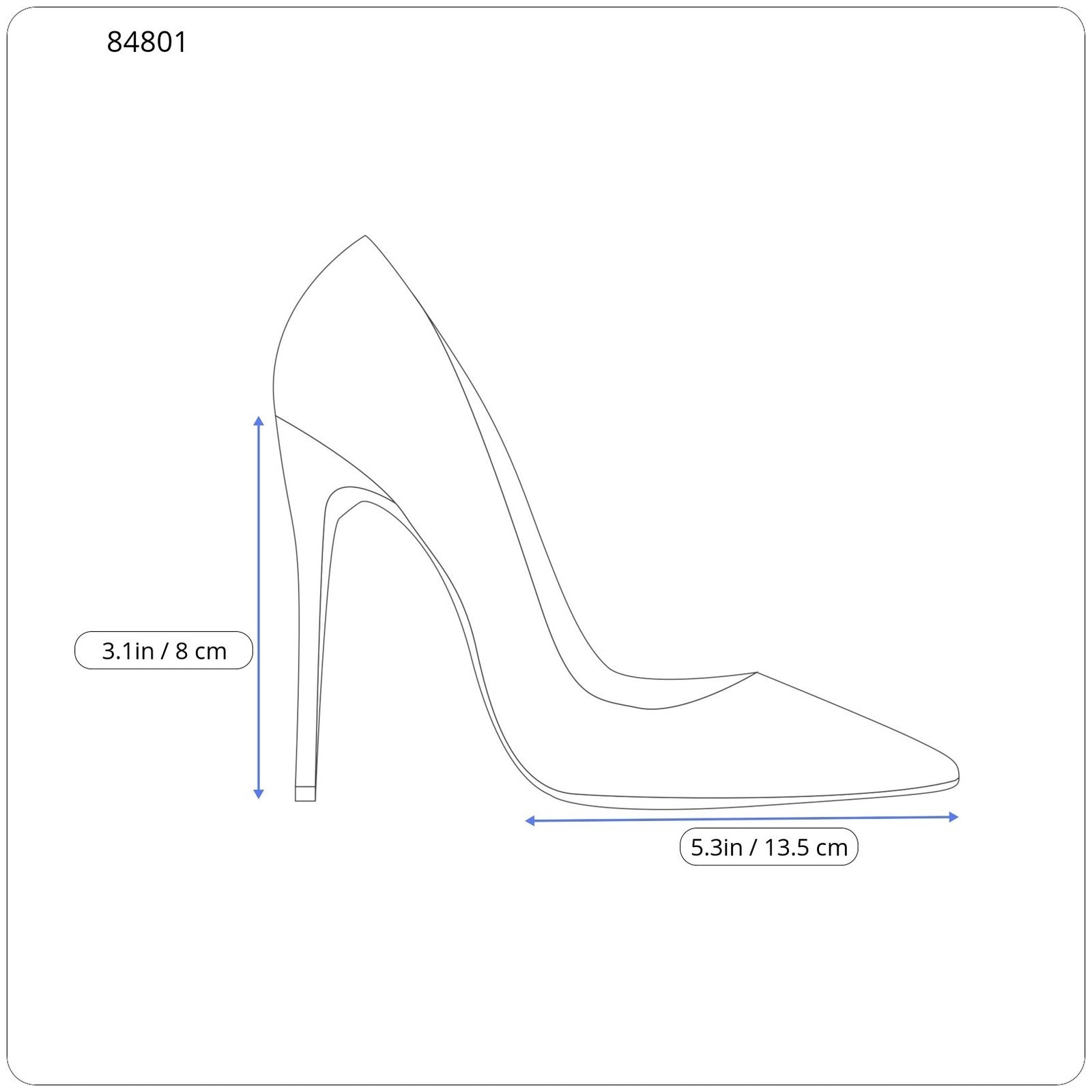 EMPORIO ARMANI X3E378 Women Heels EU37 White Leather Decollete Slip On Pointed