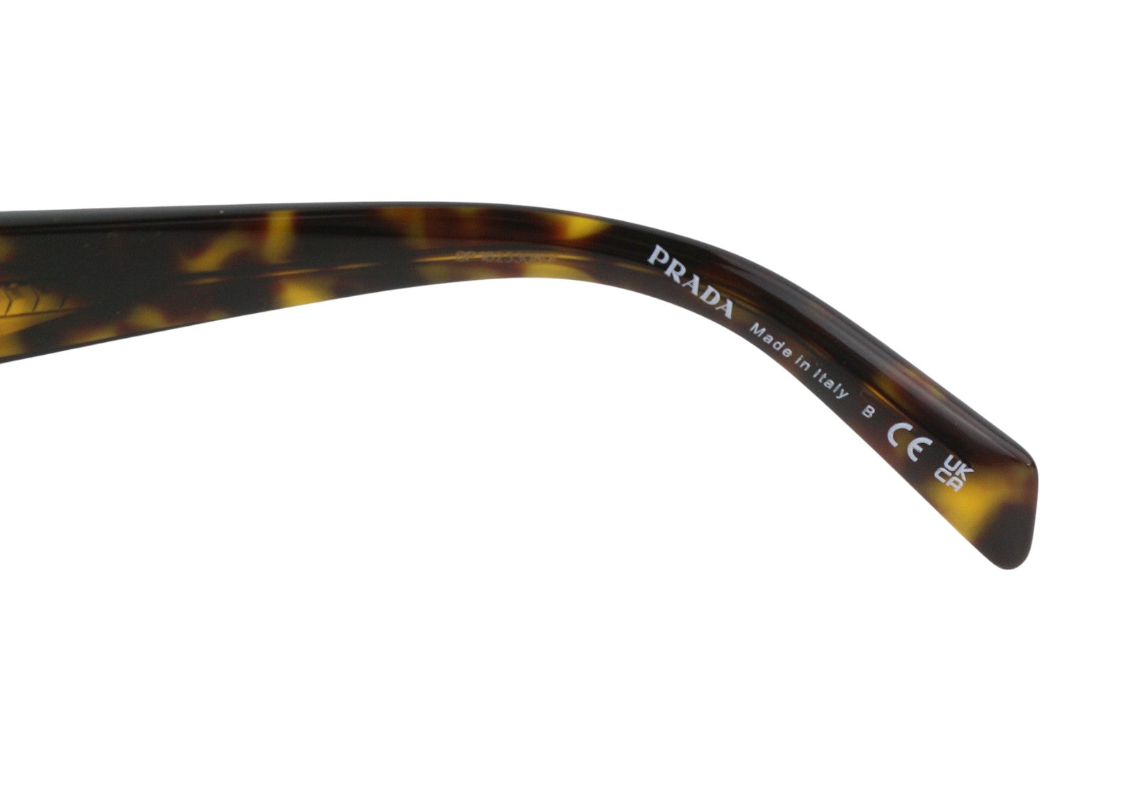 PRADA 0PR06ZV Women Eyeglasses OS Brown Animal Print Cat Eye Frame RRP $375