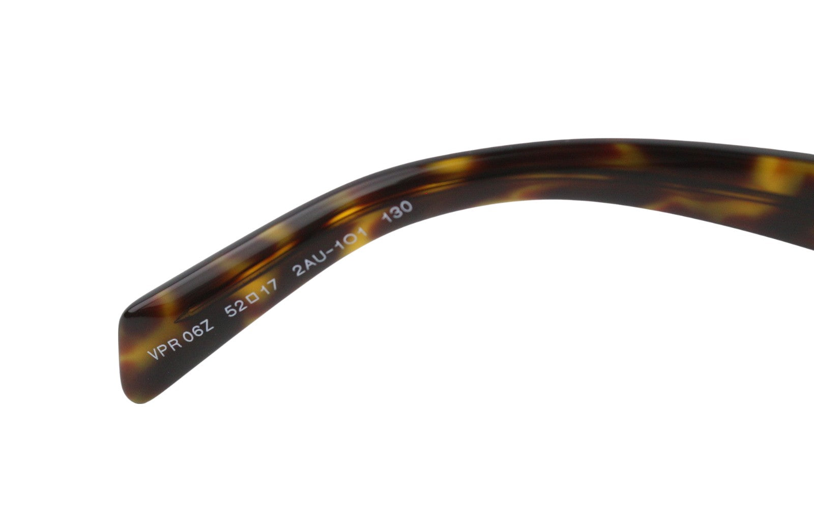 PRADA 0PR06ZV Women Eyeglasses OS Brown Animal Print Cat Eye Frame RRP $375