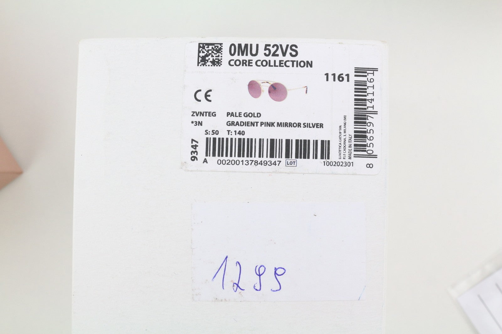 MIU MIU 52V Women Sunglasses OS Oval Animal Print Frame Rhinestones RRP€310