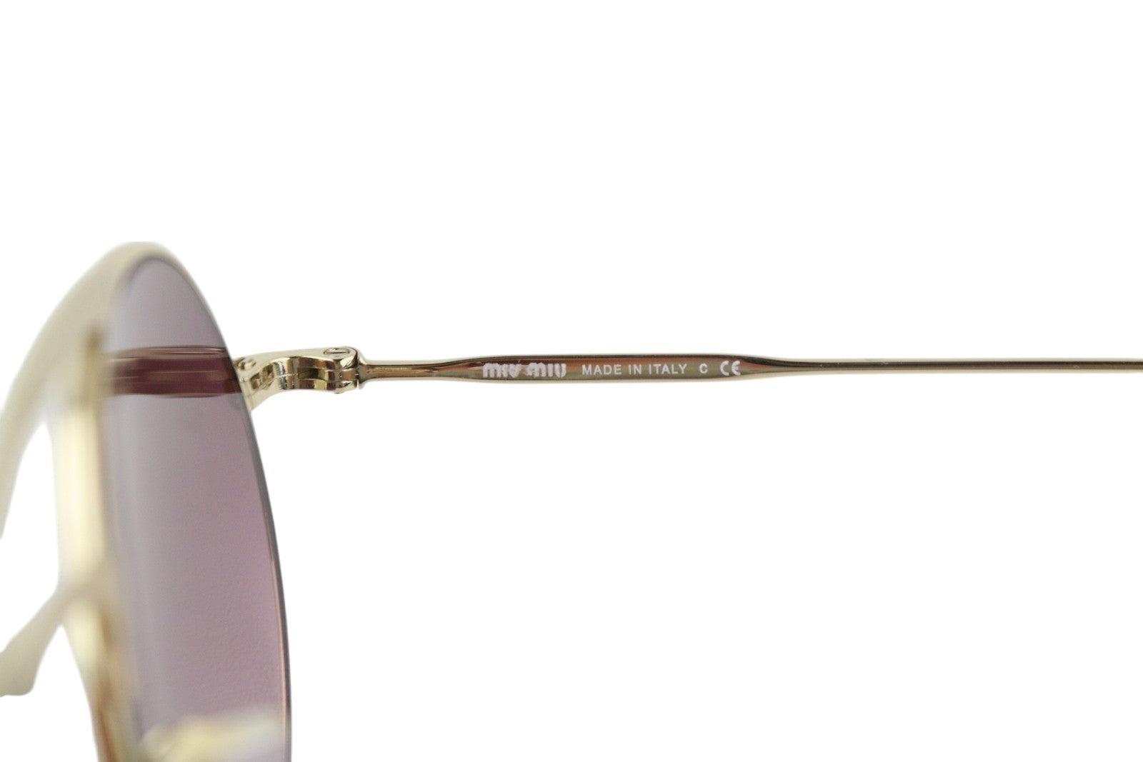 MIU MIU 52V Women Sunglasses OS Oval Animal Print Frame Rhinestones RRP€310