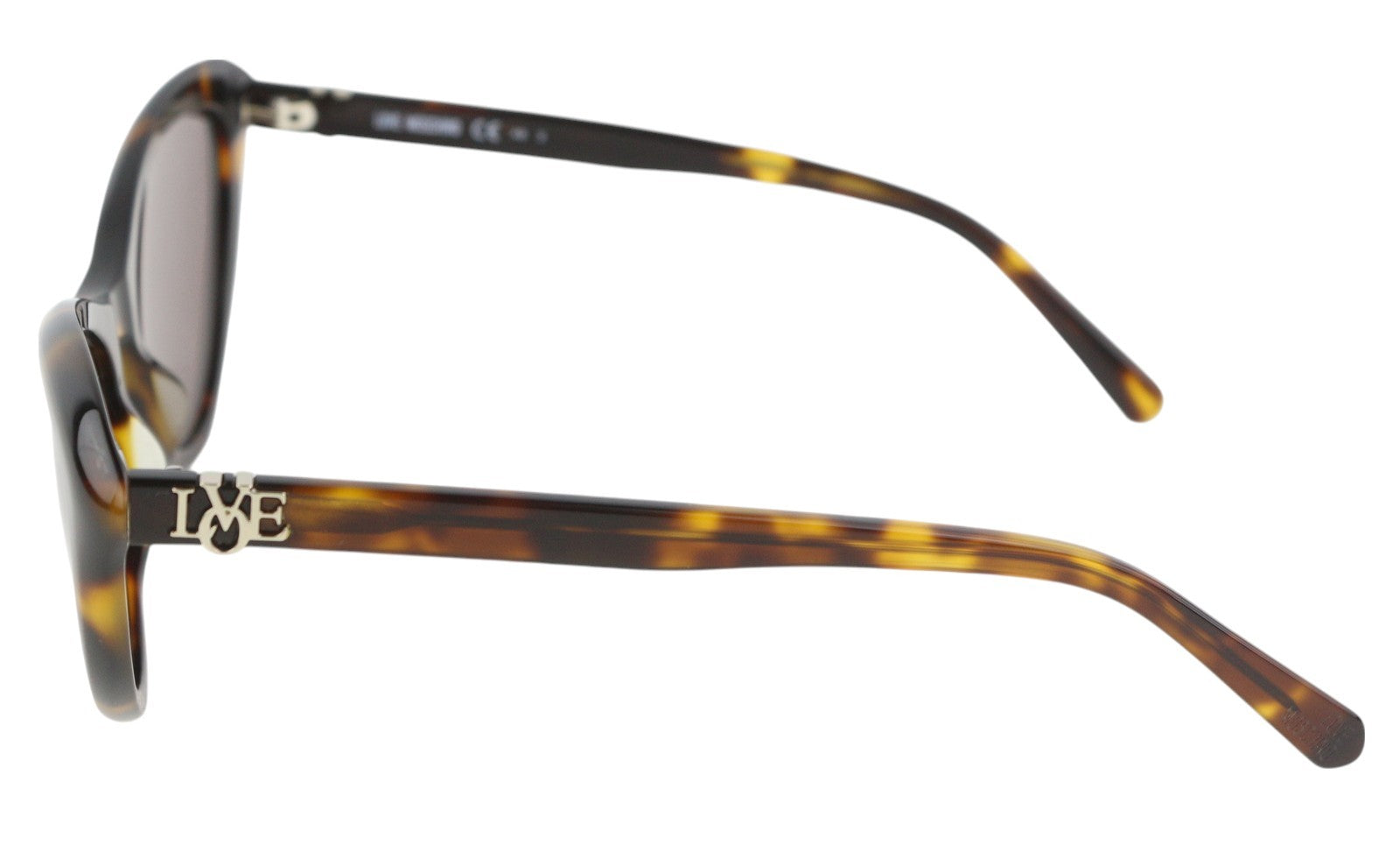 LOVE MOSCHINO MOL015/S Women Sunglasses OS Brown Animal Print Butterfly RRP€169