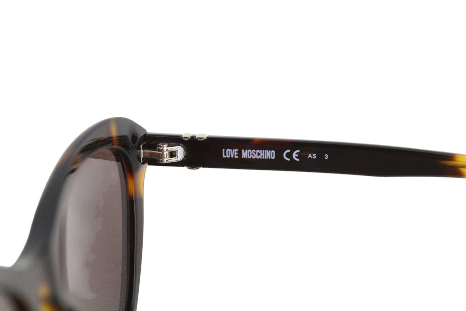 LOVE MOSCHINO MOL015/S Women Sunglasses OS Brown Animal Print Butterfly RRP€169