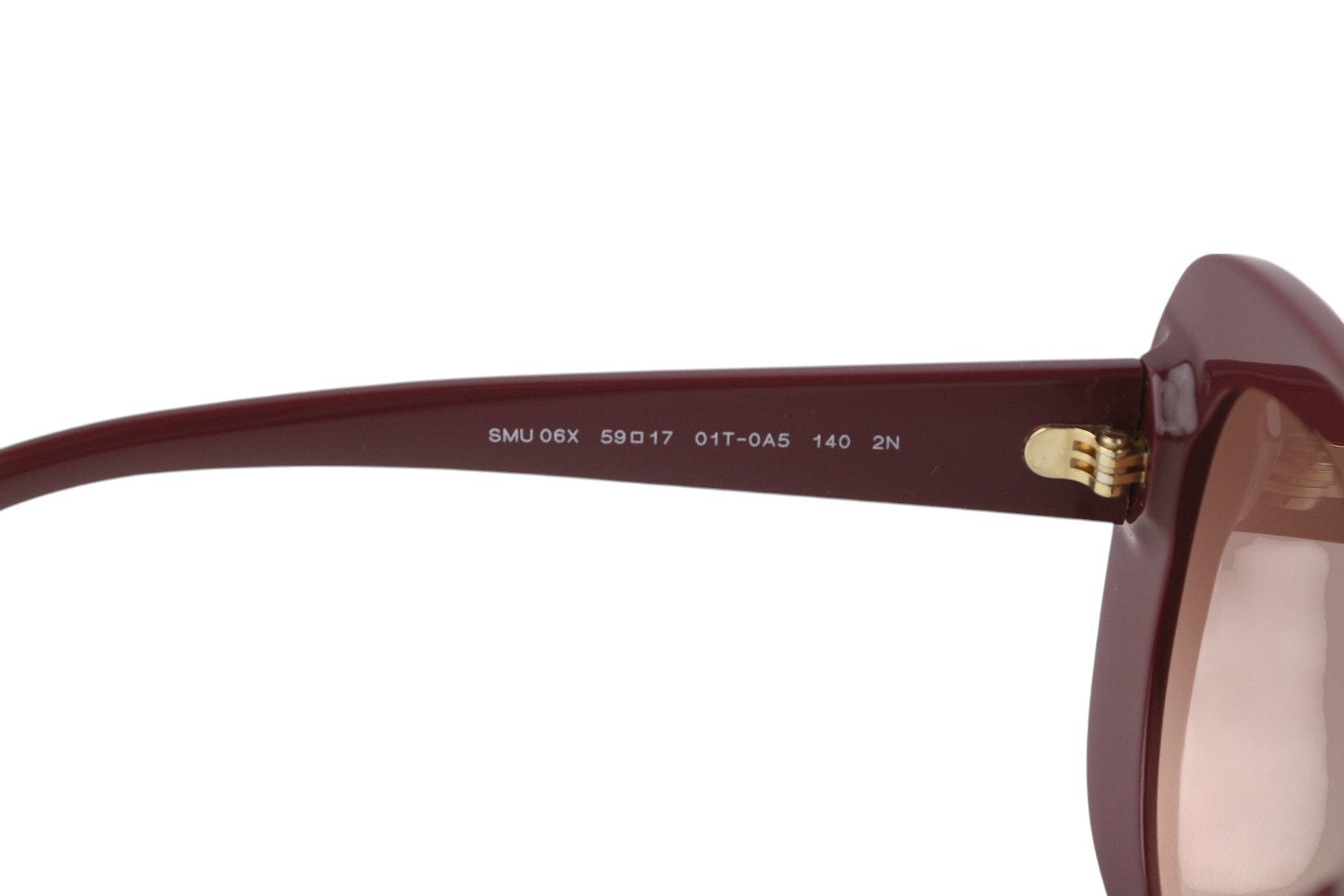 MIU MIU 06X Women Sunglasses OS Burgundy Square Tinted Logo Casual RRP€289