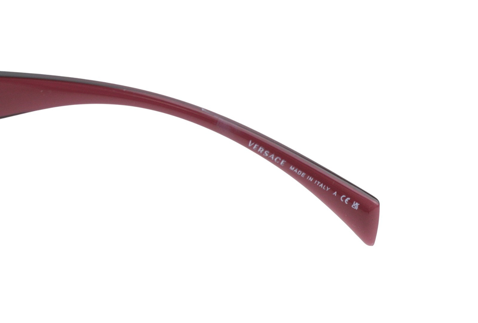 VERSACE 4441 Women Sunglasses OS Square Transparent Violet Casual Logo RRP€249