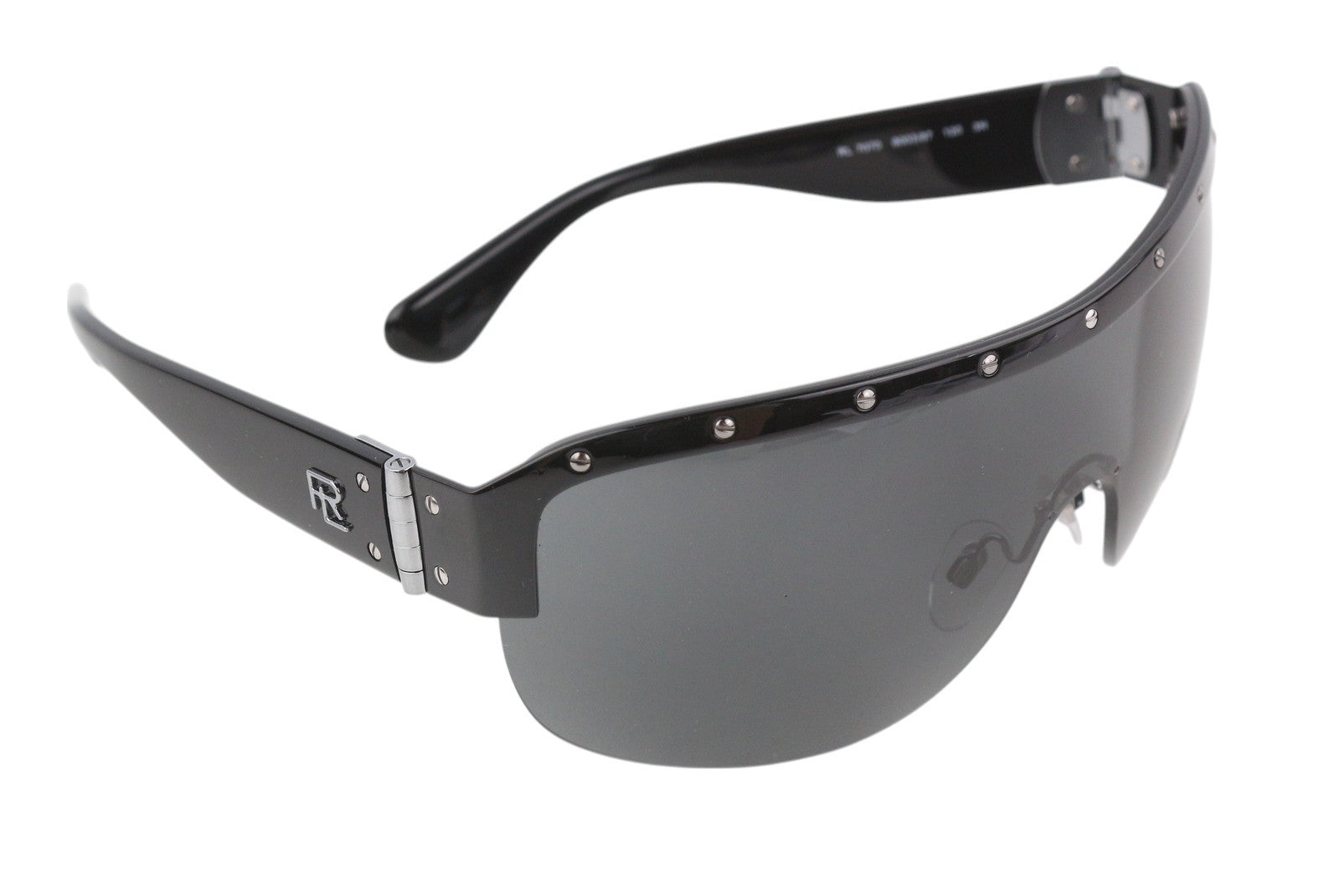 RALPH LAUREN 0RL7070 Women Sunglasses OS Shiny Black U.V. Protection RRP€199