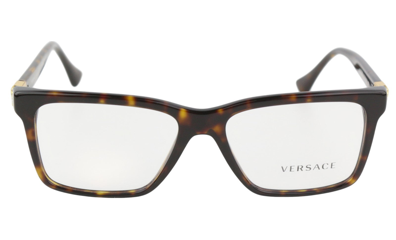 VERSACE 3328 Men Eyeglasses OS Animal Print Frames Transparent Lenses RRP€199