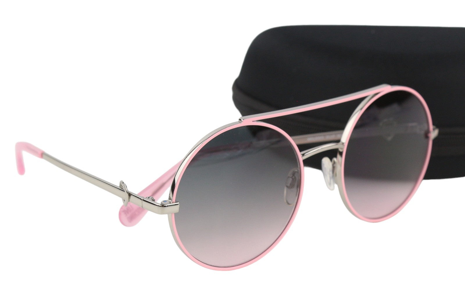 LOVE MOSCHINO MOL009/S Women Sunglasses OS Pink Tinted Lenses Oval Logo RRP€199