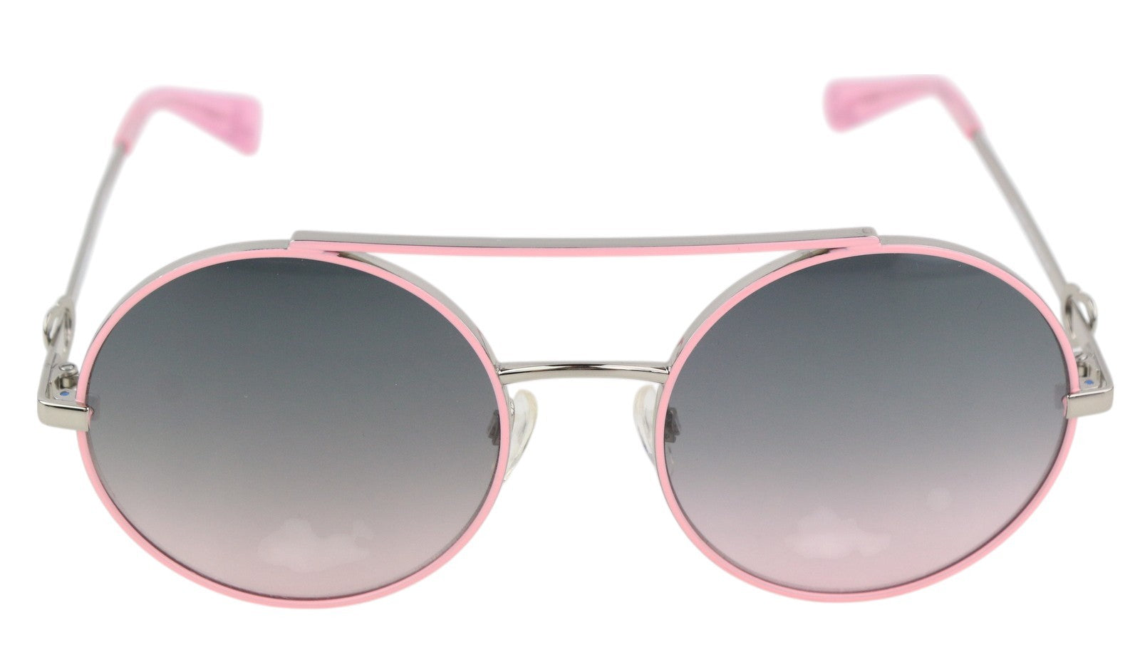 LOVE MOSCHINO MOL009/S Women Sunglasses OS Pink Tinted Lenses Oval Logo RRP€199