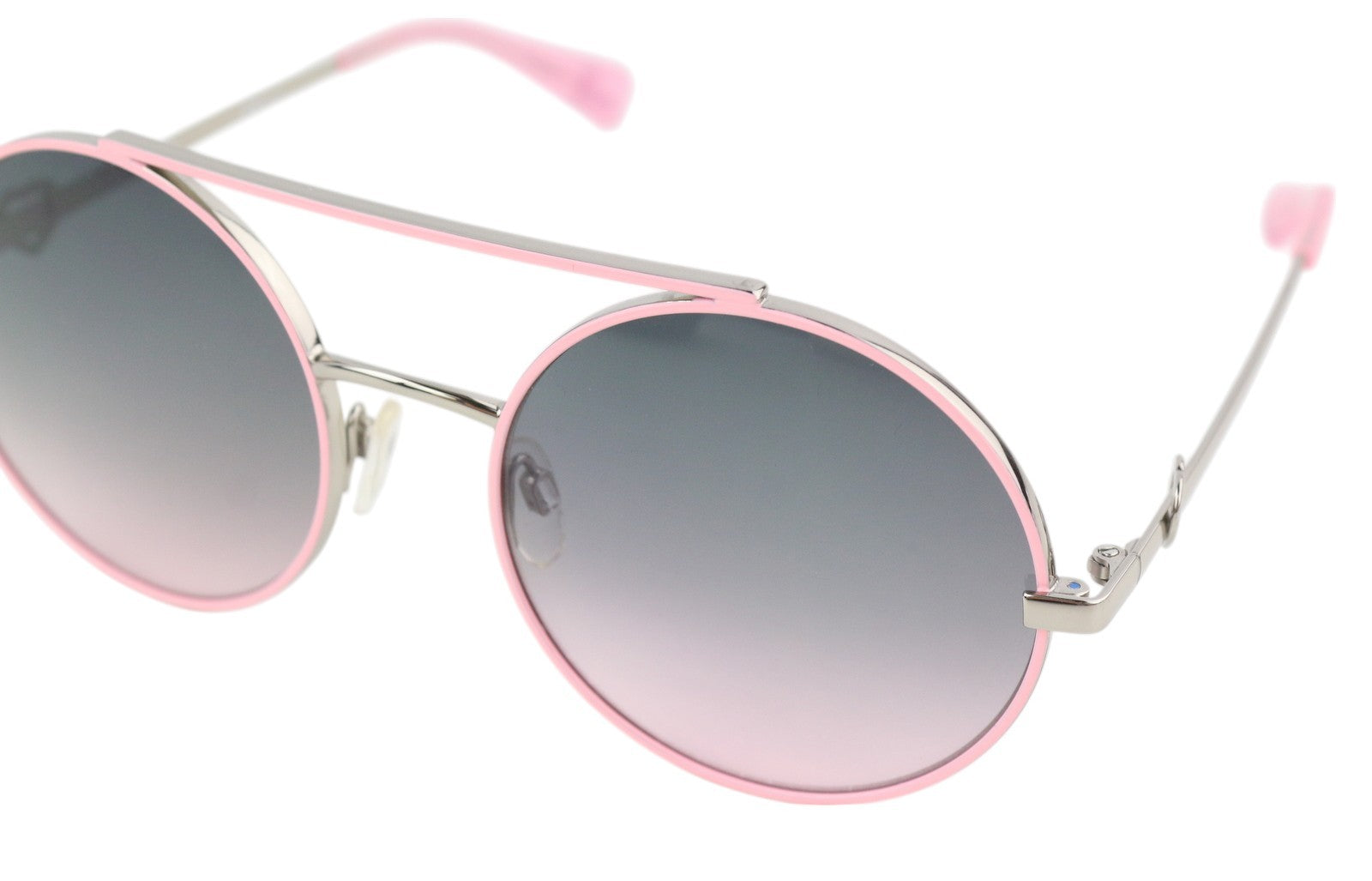 LOVE MOSCHINO MOL009/S Women Sunglasses OS Pink Tinted Lenses Oval Logo RRP€199
