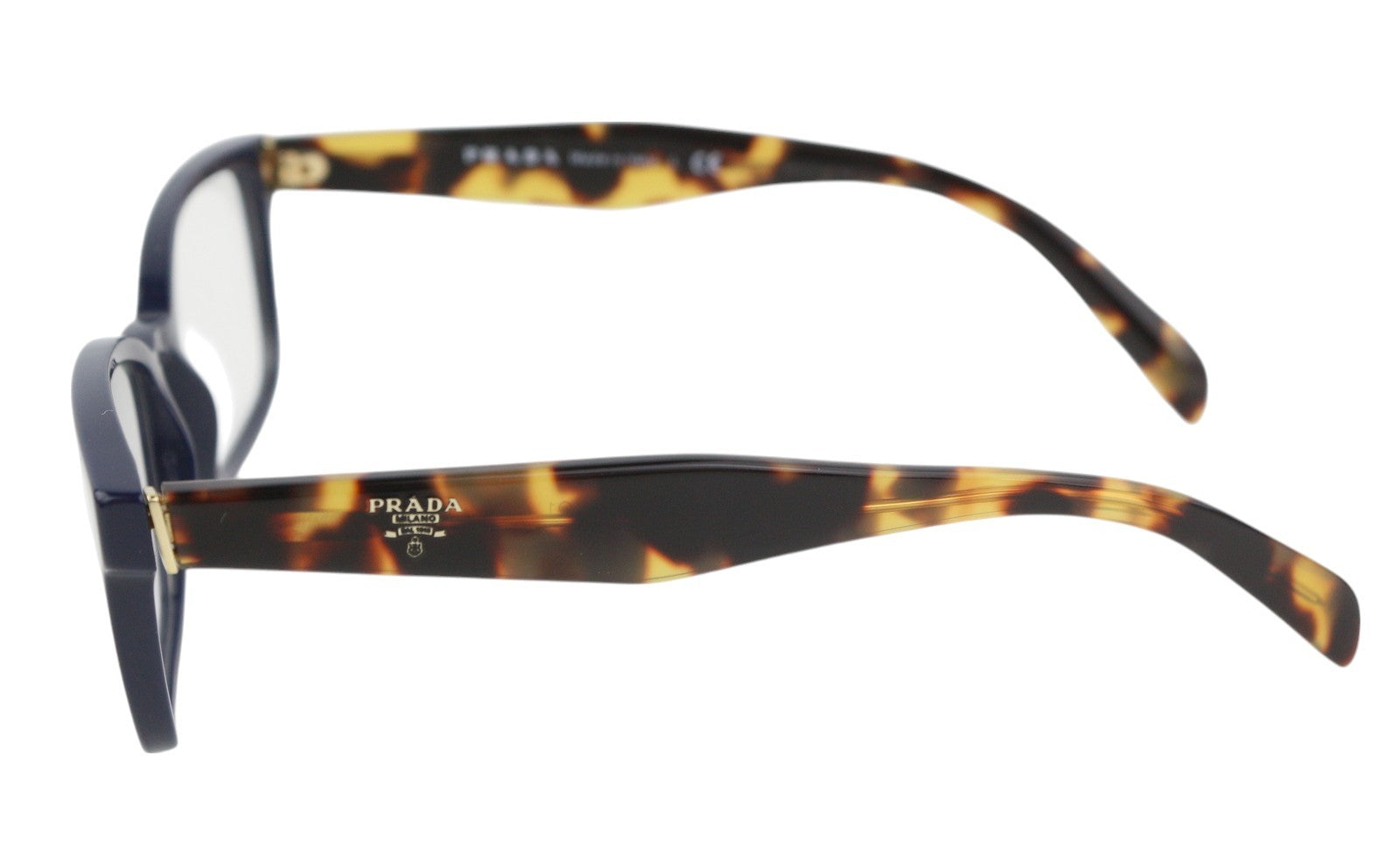 PRADA 0PR18TV Women Eyeglasses OS Animal Print Frame Demo Lens Logo RRP$295