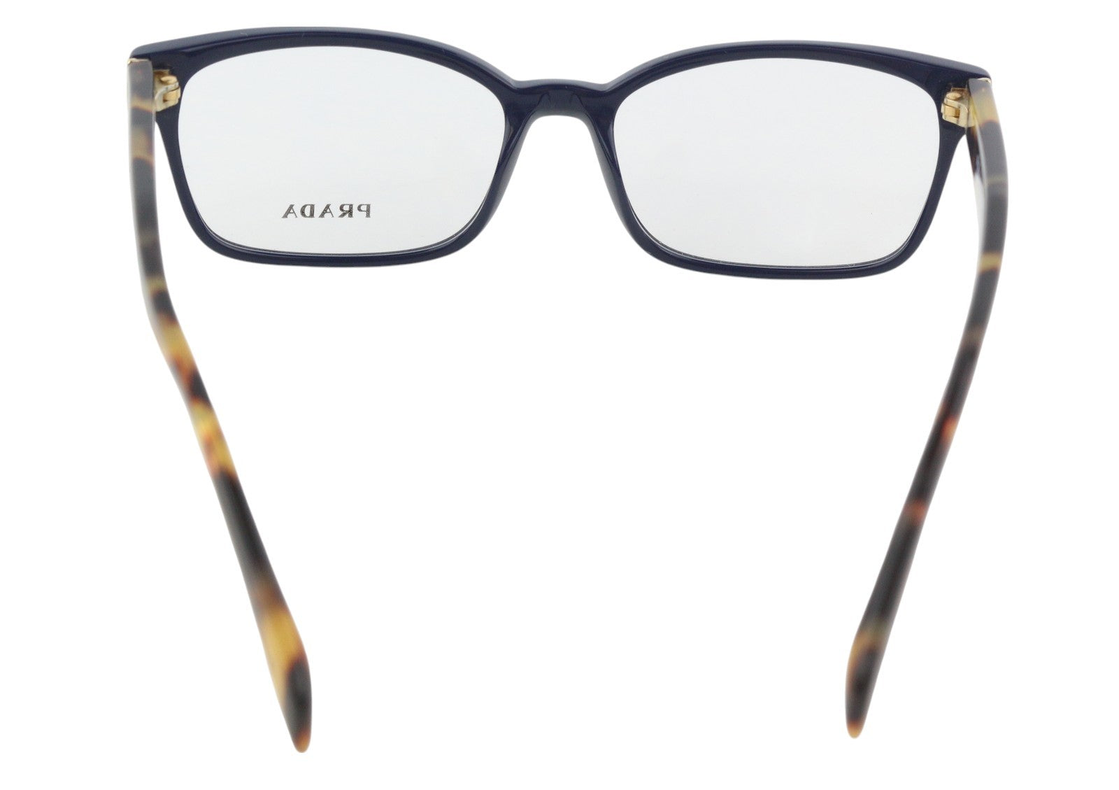 PRADA 0PR18TV Women Eyeglasses OS Animal Print Frame Demo Lens Logo RRP$295