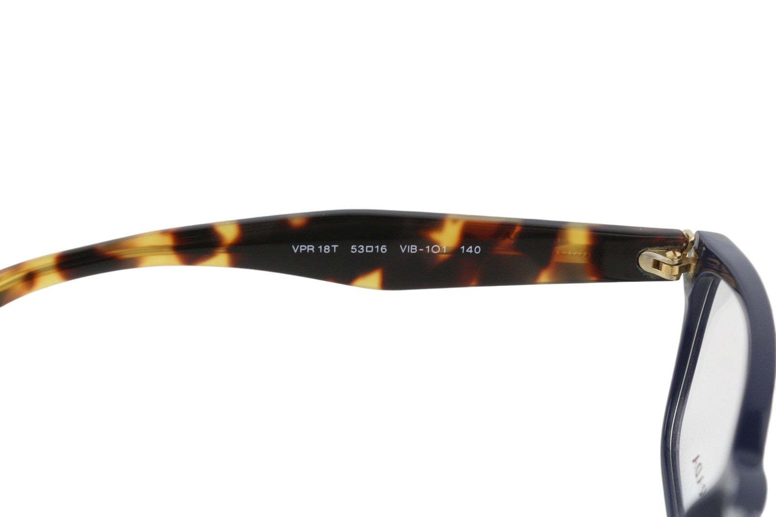 PRADA 0PR18TV Women Eyeglasses OS Animal Print Frame Demo Lens Logo RRP$295