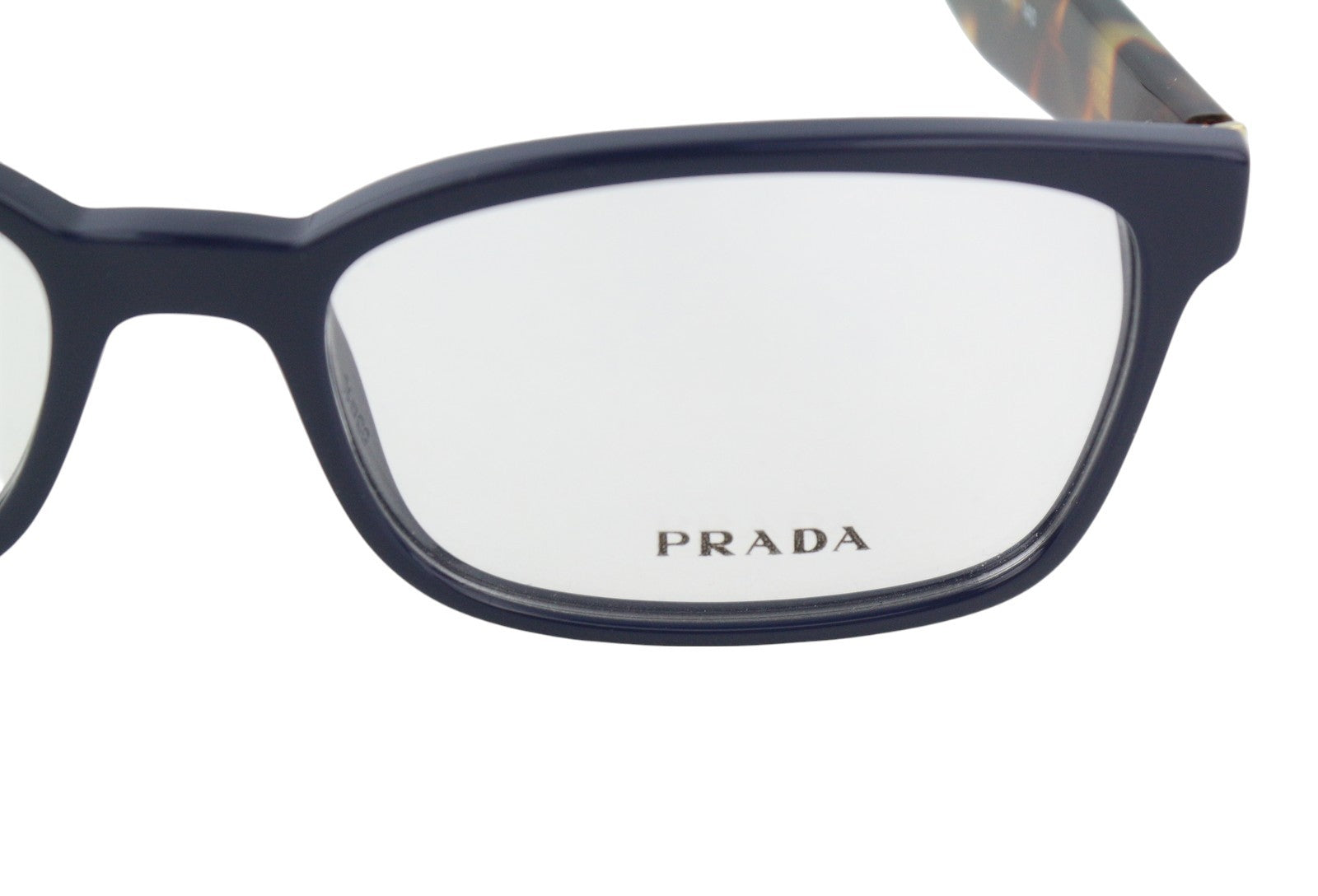PRADA 0PR18TV Women Eyeglasses OS Animal Print Frame Demo Lens Logo RRP$295