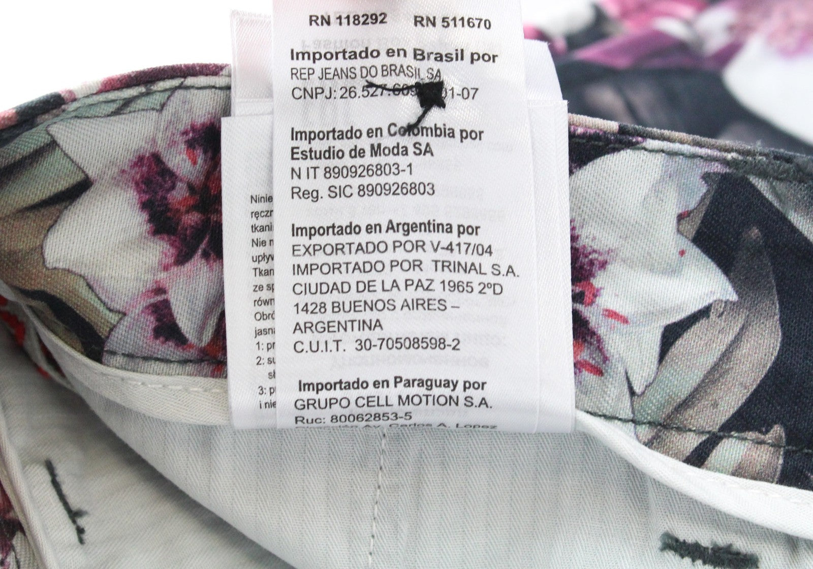 REPLAY Men's Shorts W29 Floral Black Cotton Zip Fly Non-Stretch Melange Look