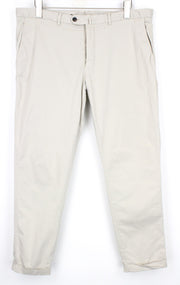 SUITSUPPLY Men's Chino Trousers ~W40/L29 Slim Stretch Beige Cotton Classic