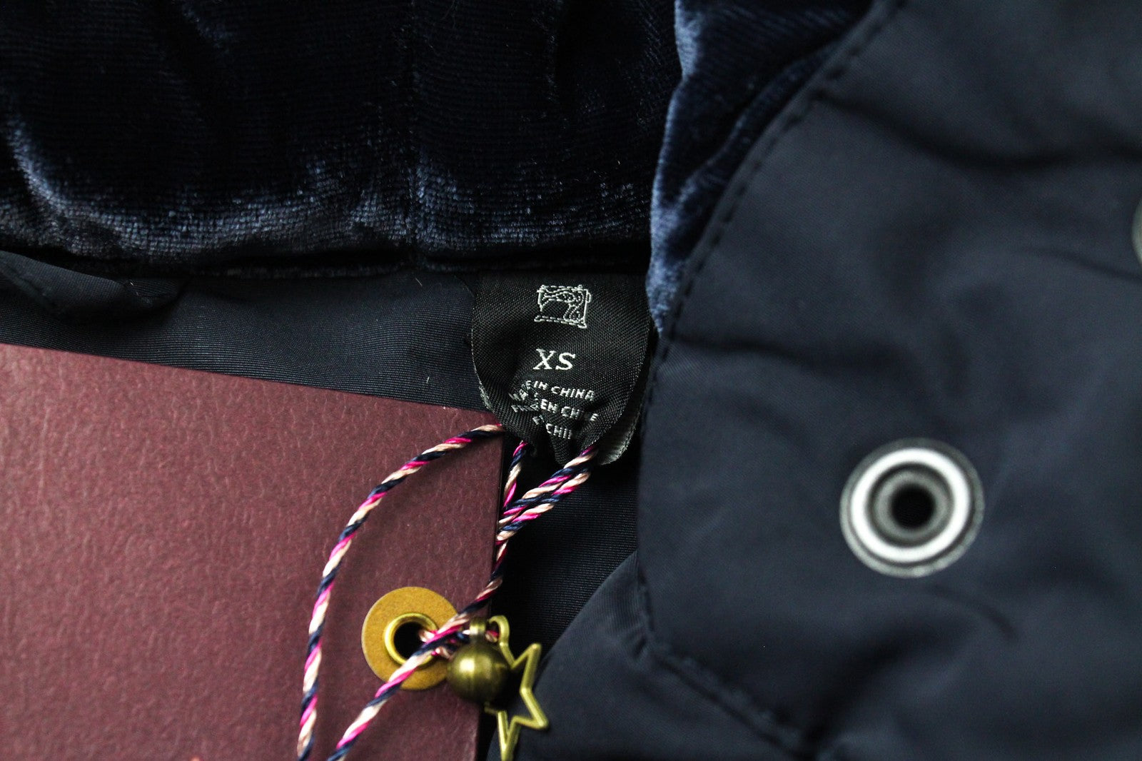 MAISON SCOTCH Women's XS Blue Quilted Faux-Fur Puffer Jacket Hooded Lined