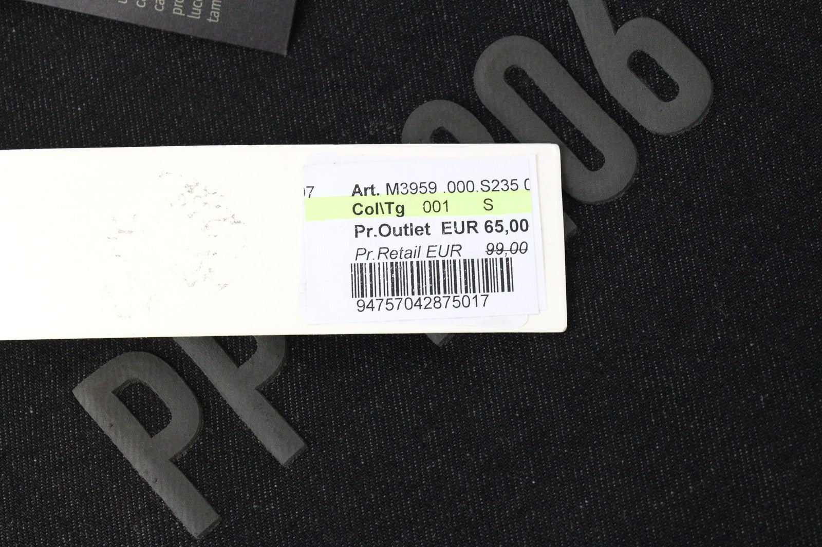 REPLAY Men's Sweatshirt S Black Stretch Cotton Crew Neck Melange Classic Fit