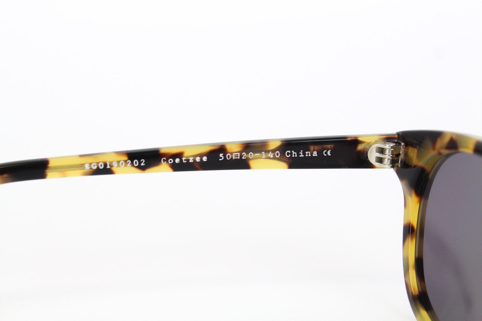 SUITSUPPLY Men's Sunglasses One Size Brown Print Polarized Lenses Classic