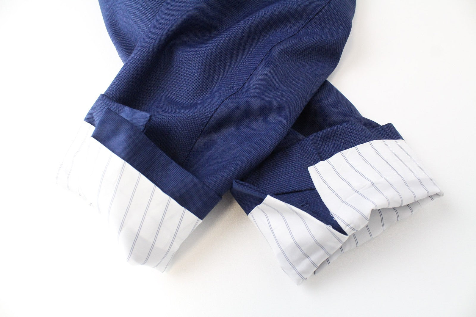 SUITSUPPLY Lazio Men's Blazer UK40R Slim Blue S110s Glen Check Wool Classic