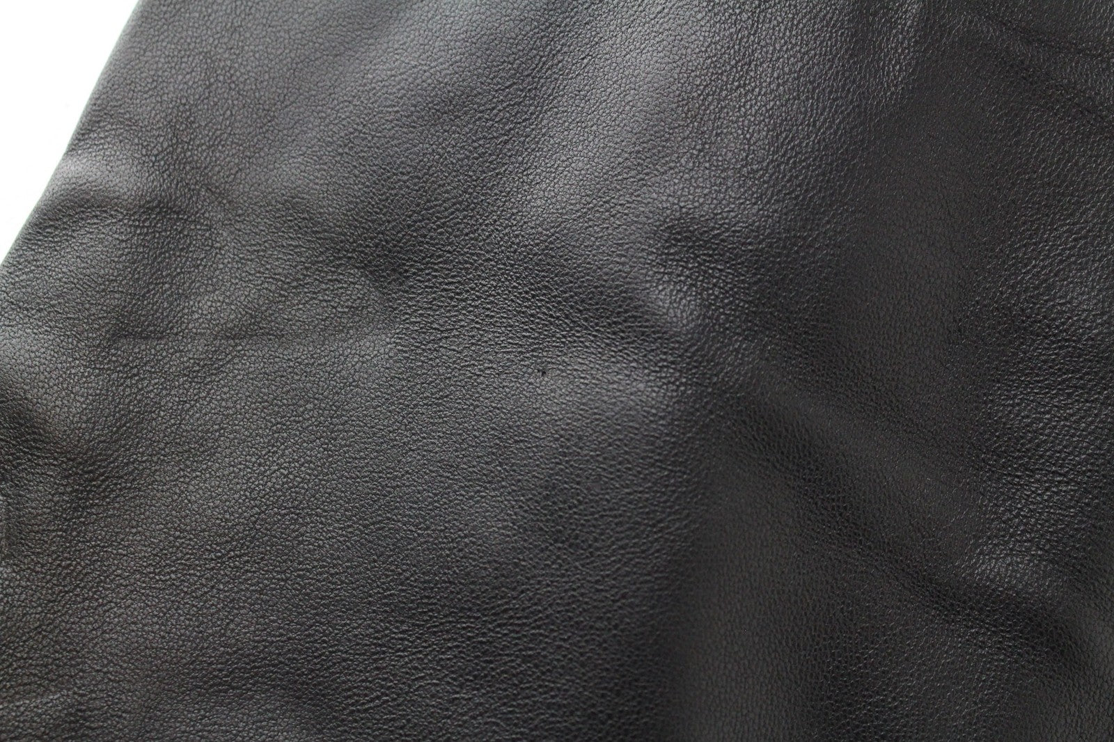 REPLAY Women's Moto Jacket L Black Zip-Up Short Lambskin Leather Lined Style