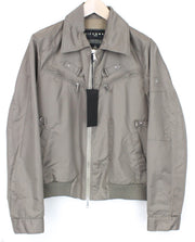 RICHMOND Men's Jacket IT48 Brown Spread Collar Ribbed Zip Designer Jacket