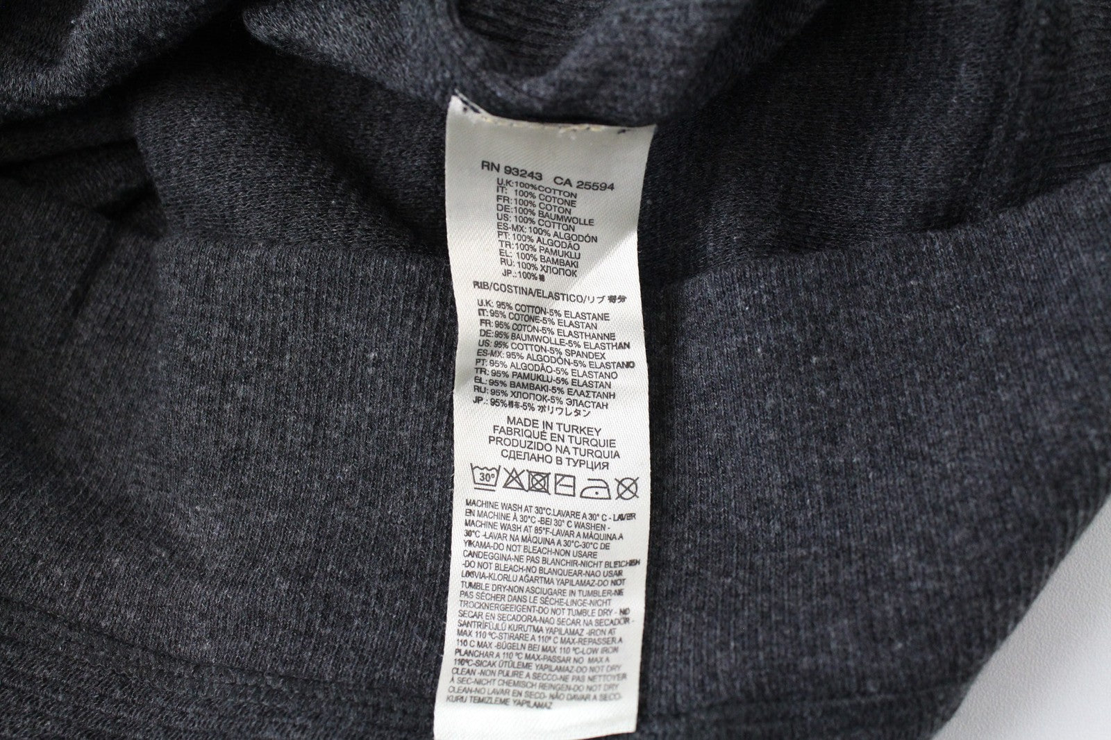 DIESEL S-Willard Men's Grey Pullover Sweatshirt S Cotton Long Sleeve Casual