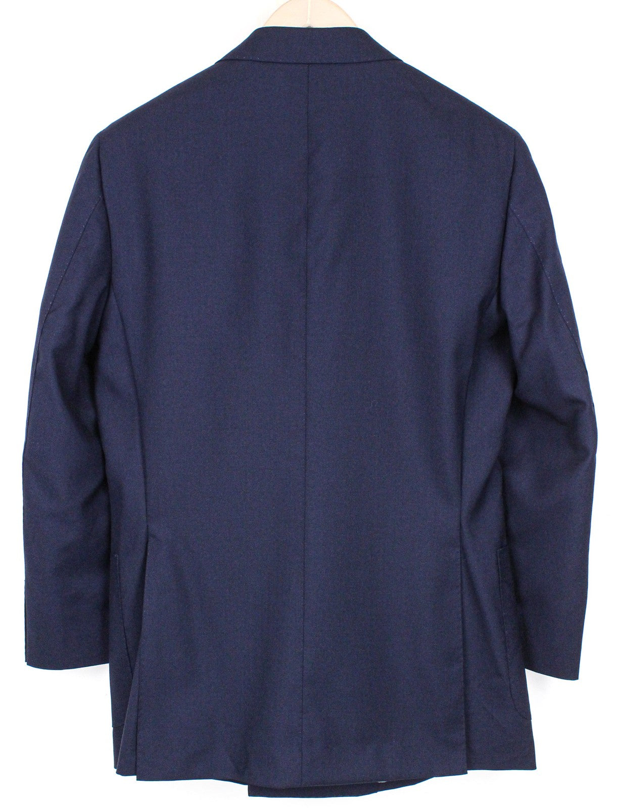 SUITSUPPLY La Spalla UK36R Blue Wool Suit 2Pc Double-Breasted Pleated