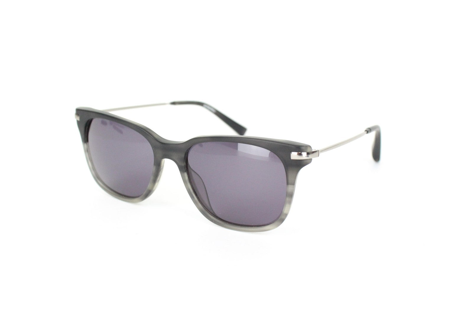 SUITSUPPLY Men's Black Polarized Square Sunglasses One Size Patterned