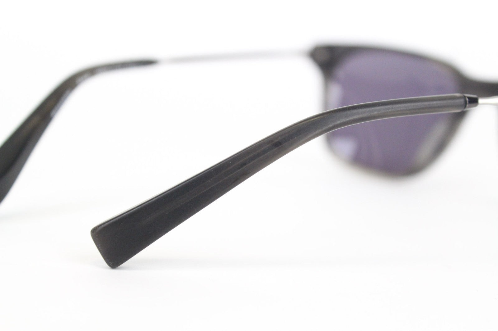 SUITSUPPLY Men's Black Polarized Square Sunglasses One Size Patterned