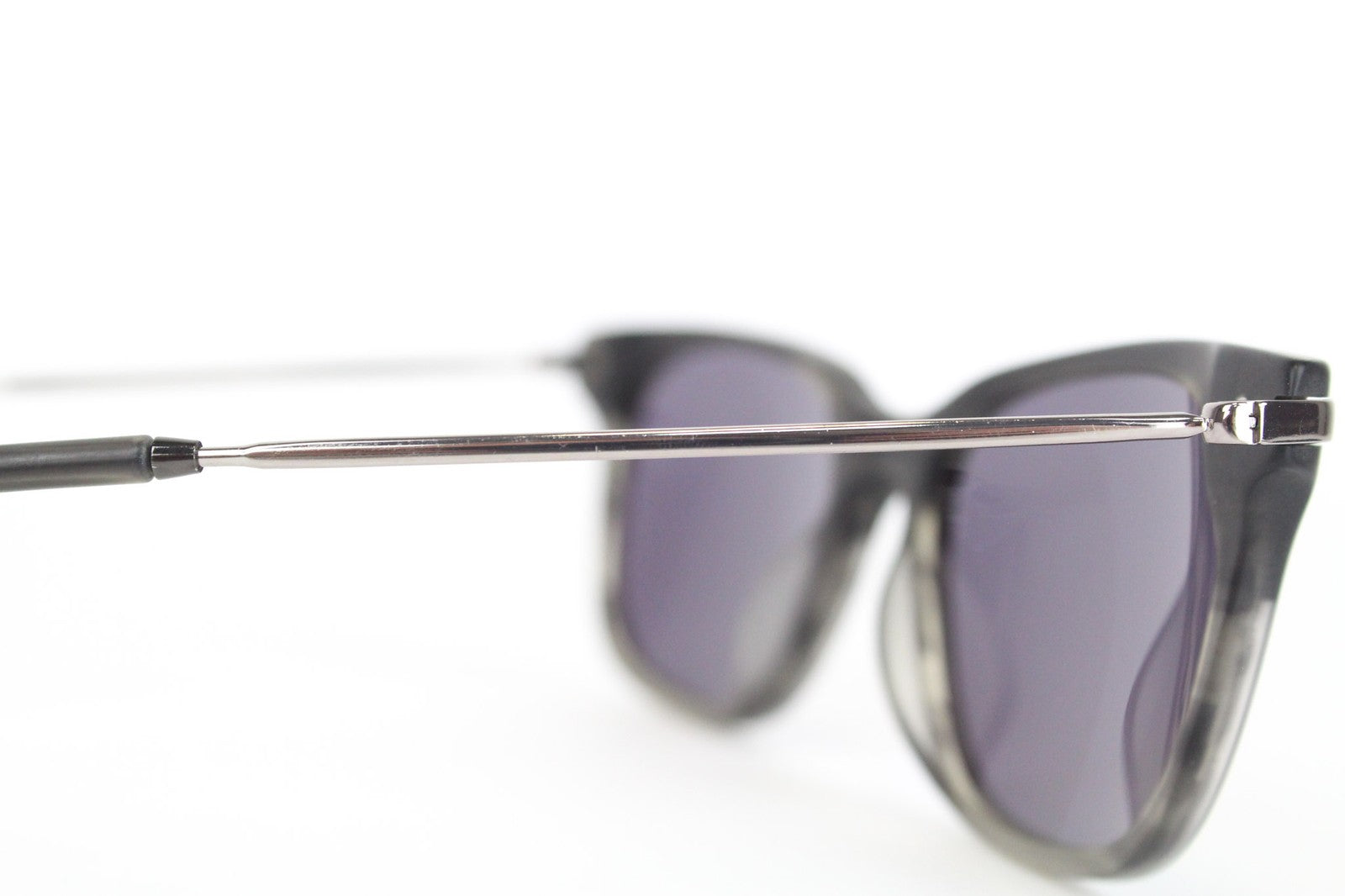 SUITSUPPLY Men's Black Polarized Square Sunglasses One Size Patterned