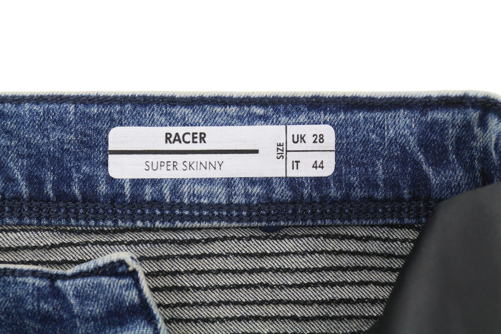 ANTONY MORATO Racer Men Jeans W28 Washed Blue Super Skinny Fit Stretch Zip Fy