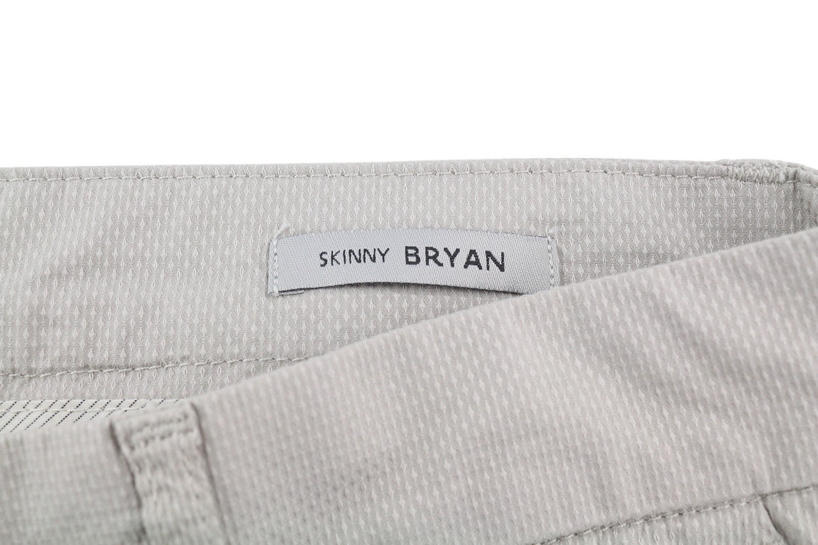 ANTONY MORATO Bryan Men Trousers W34 Grey Chino Skinny Fit Stretch Patterned