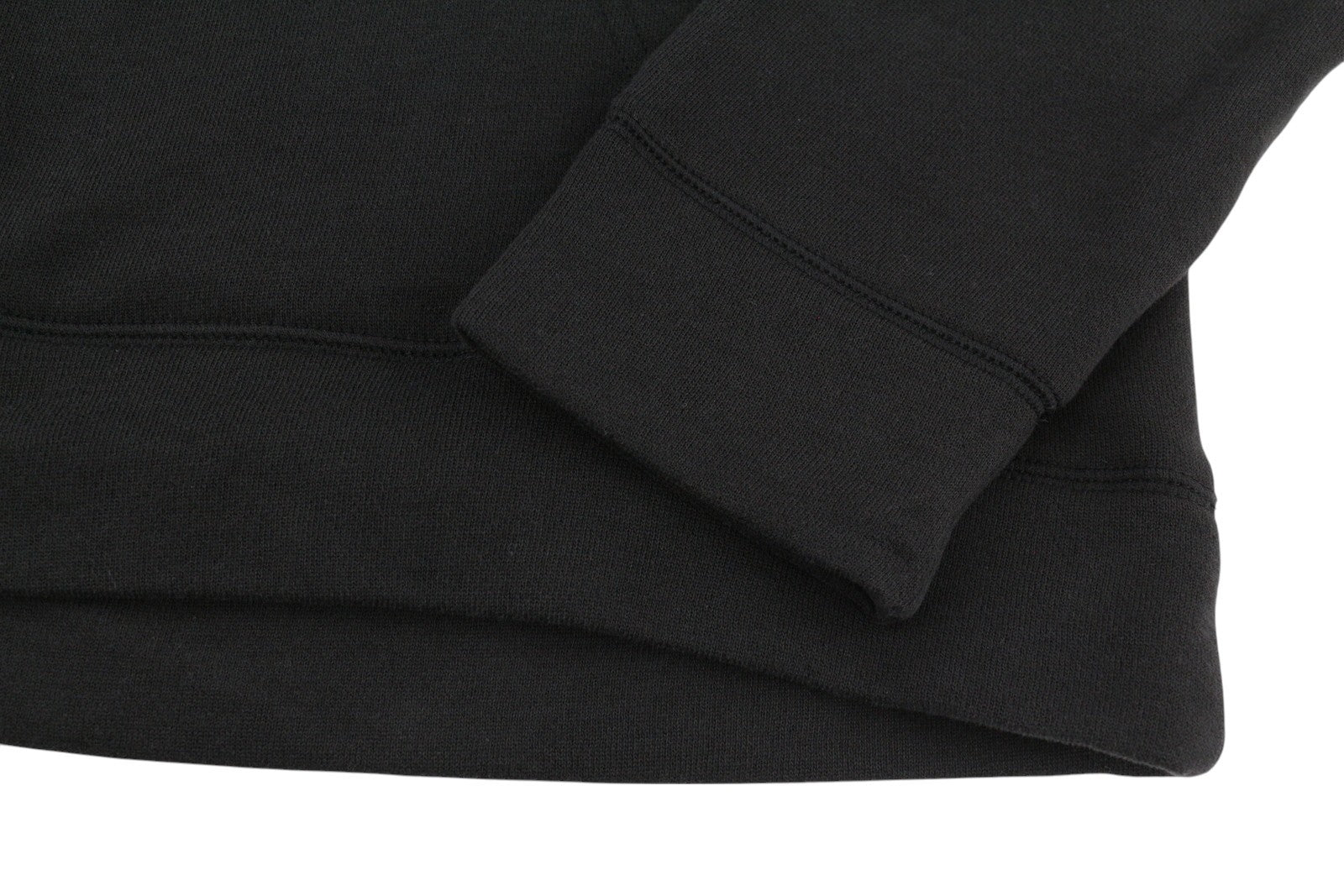 TOMMY HILFIGER OH Men Hoodie L Pullover Black Front Logo Pyjama Top Sleepwear