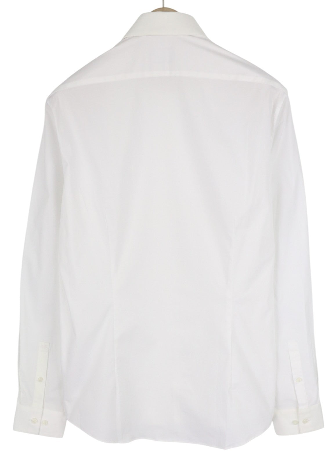 CALVIN KLEIN Evening Tuxedo Slim Men Formal Shirt 40 L White Button-Up Cutaway
