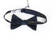 SUITSUPPLY Men's Bowtie 93x7.4 cm Blue Silk Pre-Tied Formal Classic Tie