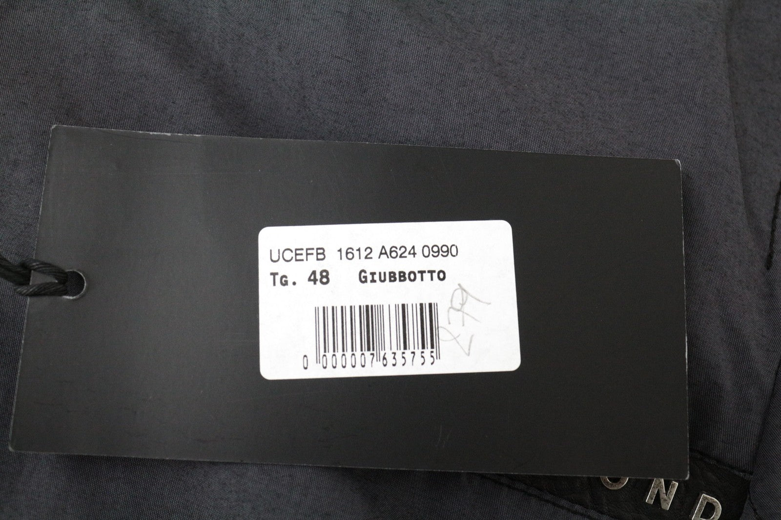 RICHMOND Men's Jacket IT48 Grey Patched Hooded Cotton Blend