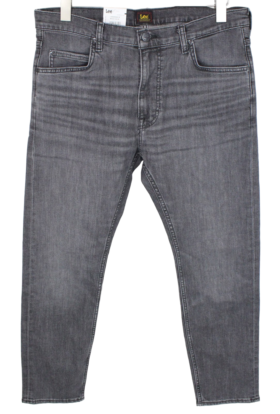 LEE Rider Men's W33/L32 Grey Stretch Faded Denim Slim Fit Casual Jeans