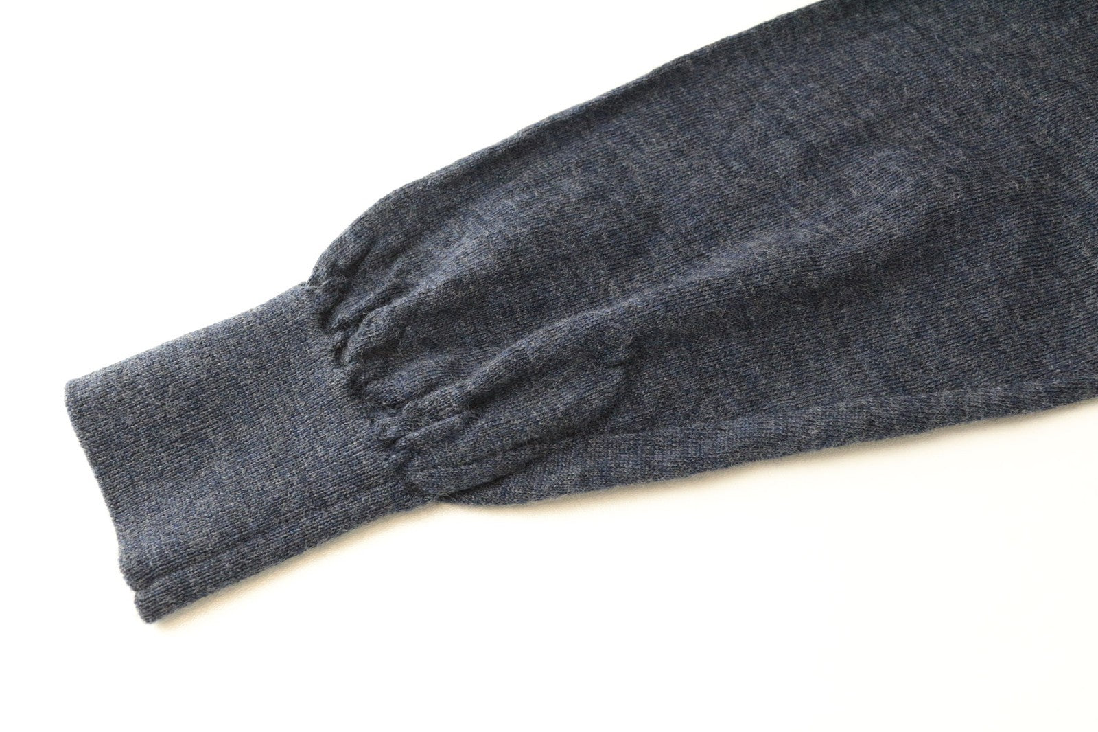 SUITSUPPLY Men's ~S Slim Blue Crew Neck Jumper Merino Wool Knit Melange