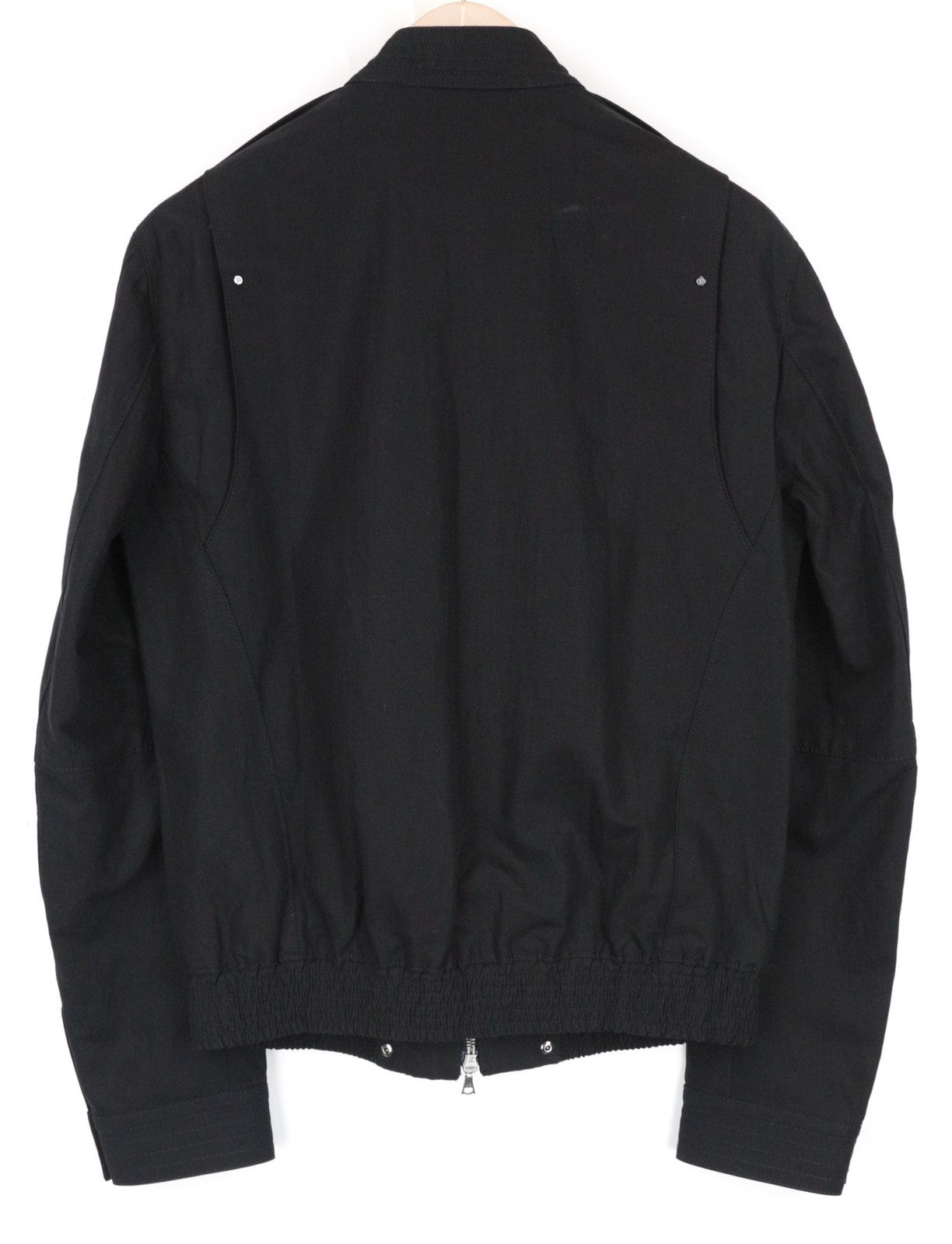 JOHN RICHMOND Men's Jacket 48 Black Single-Breasted Lightweight Cotton