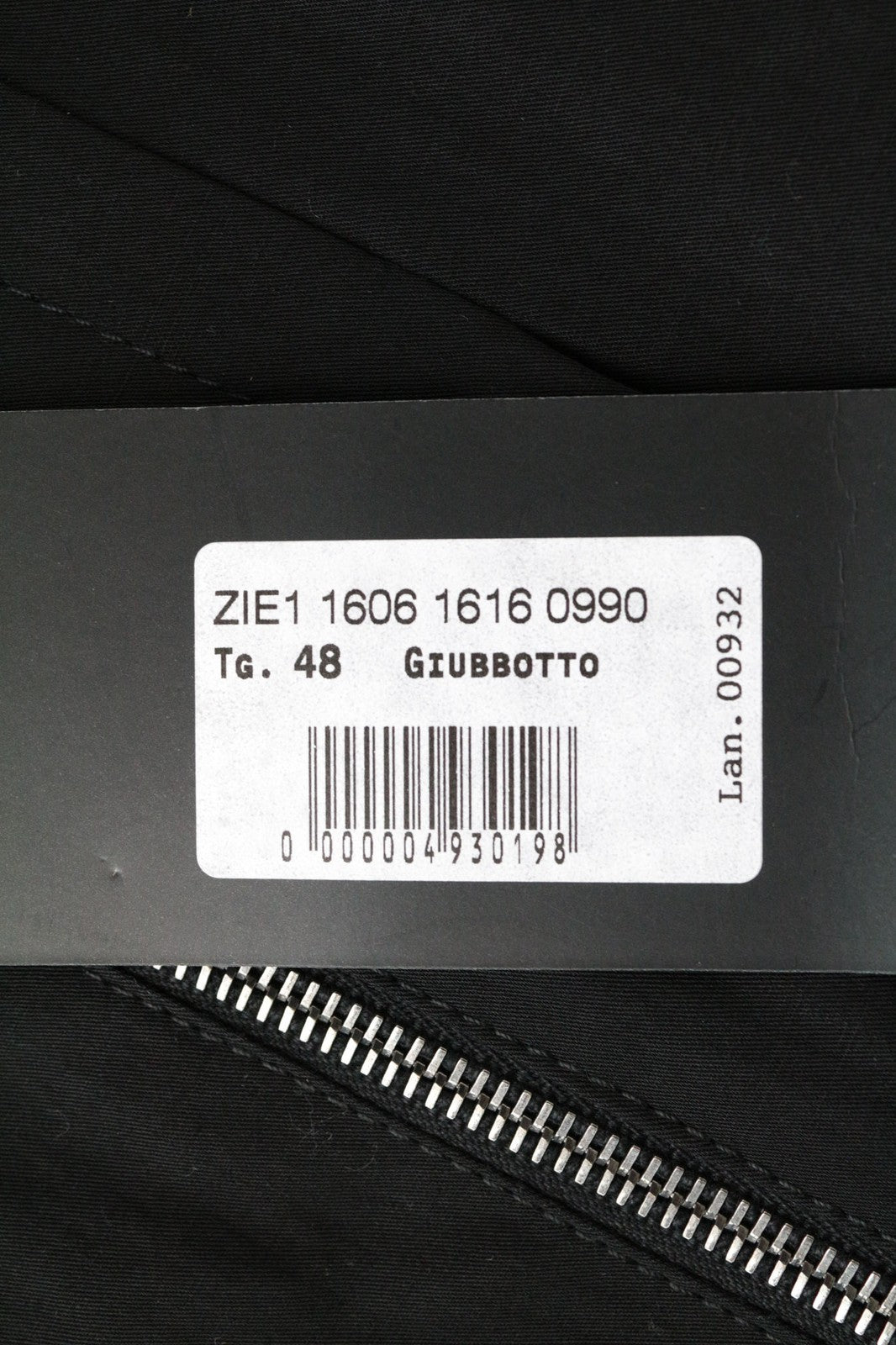 JOHN RICHMOND Men's Jacket 48 Black Single-Breasted Lightweight Cotton