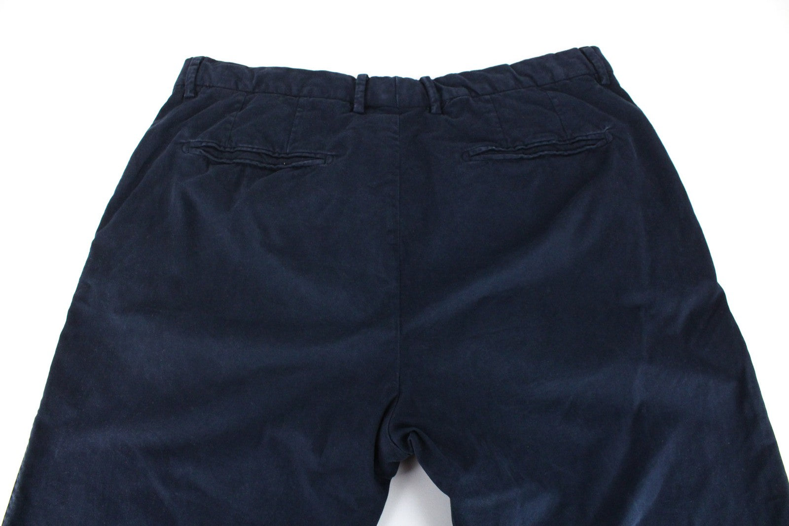 SUITSUPPLY Porto Novo Men's Trousers 50 Slim Navy Cotton Stretch Chino