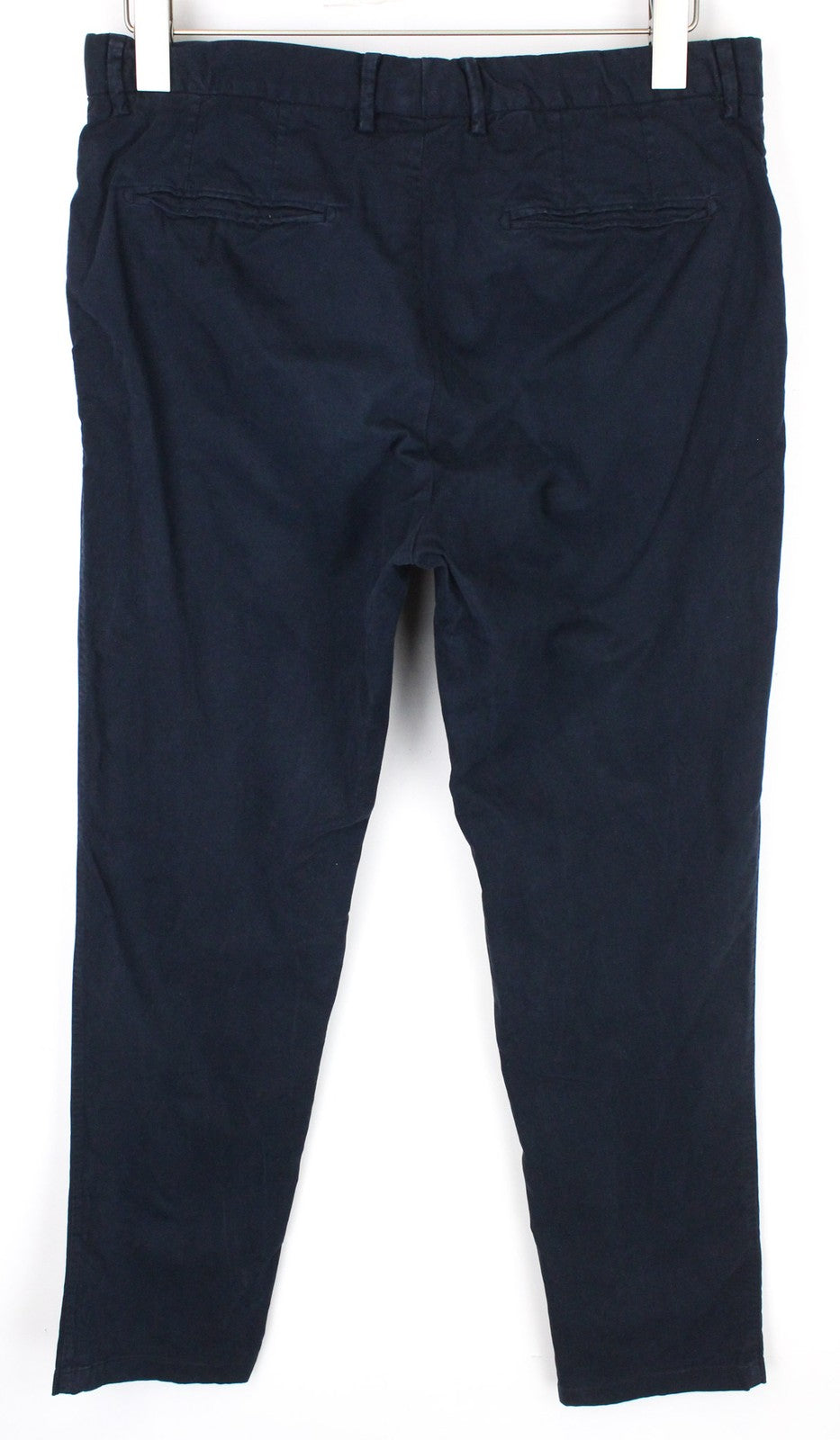 SUITSUPPLY Porto Novo Men's Trousers 50 Slim Navy Cotton Stretch Chino