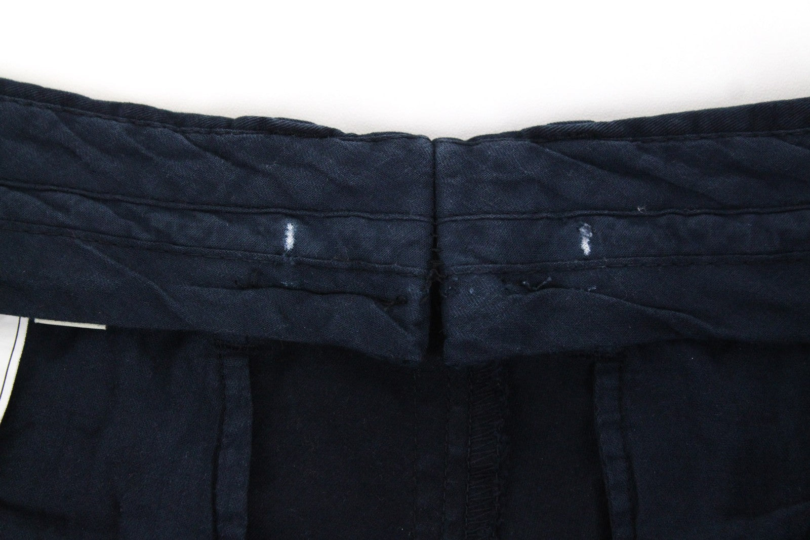 SUITSUPPLY Porto Novo Men's Trousers 50 Slim Navy Cotton Stretch Chino