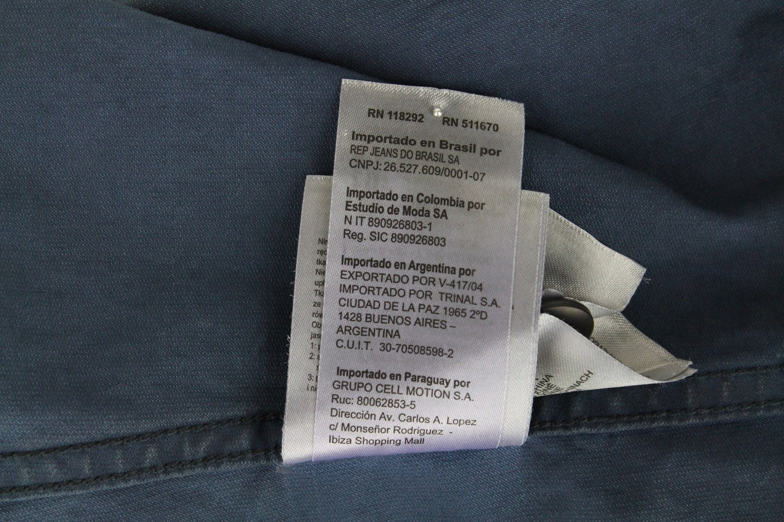 REPLAY Men's Jacket M Blue Cotton Lightweight Single-Breasted Stretch