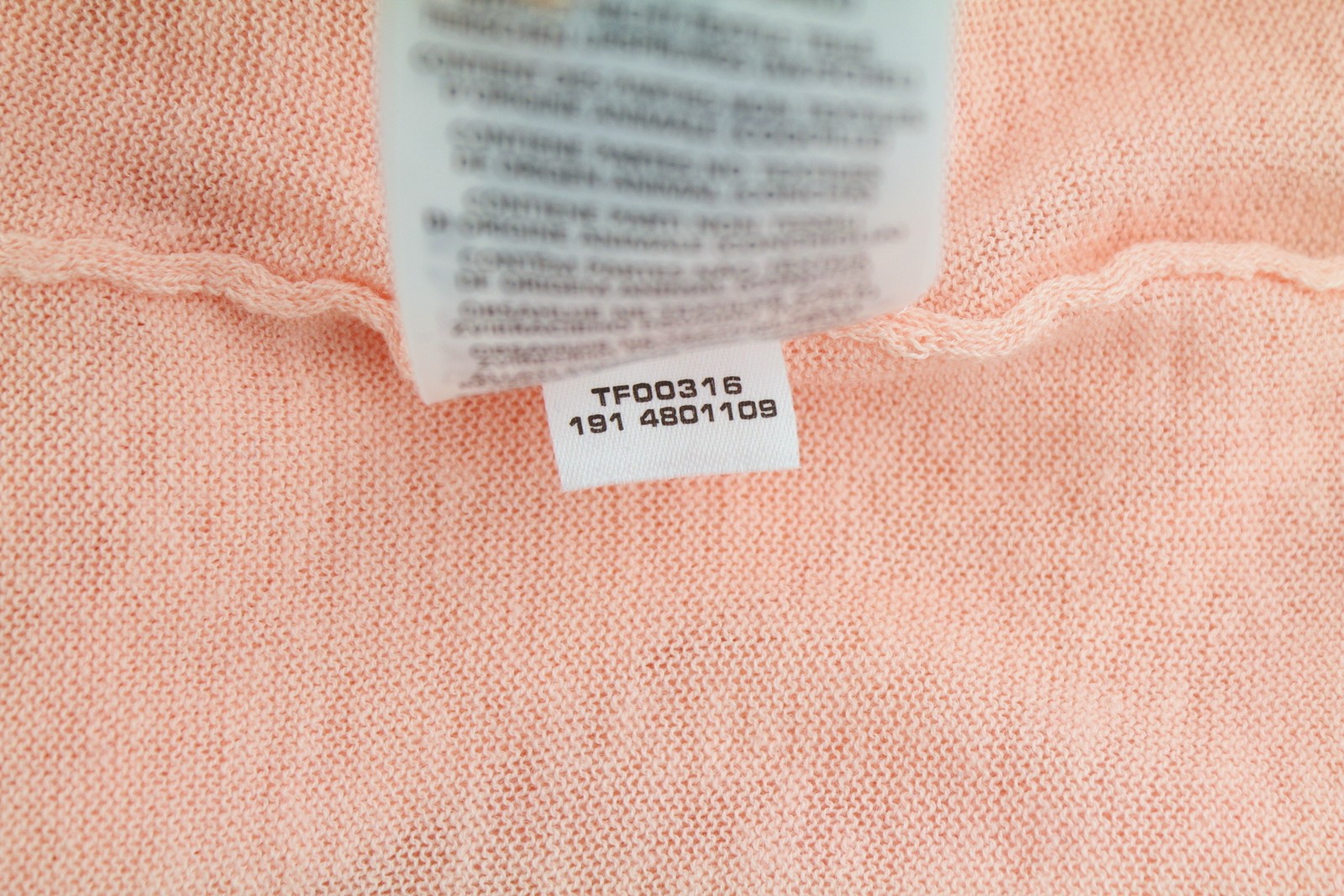 GANT Fine Knit Linen Cardigan Women Jumper S Peach Knit Button V-Neck Stretch