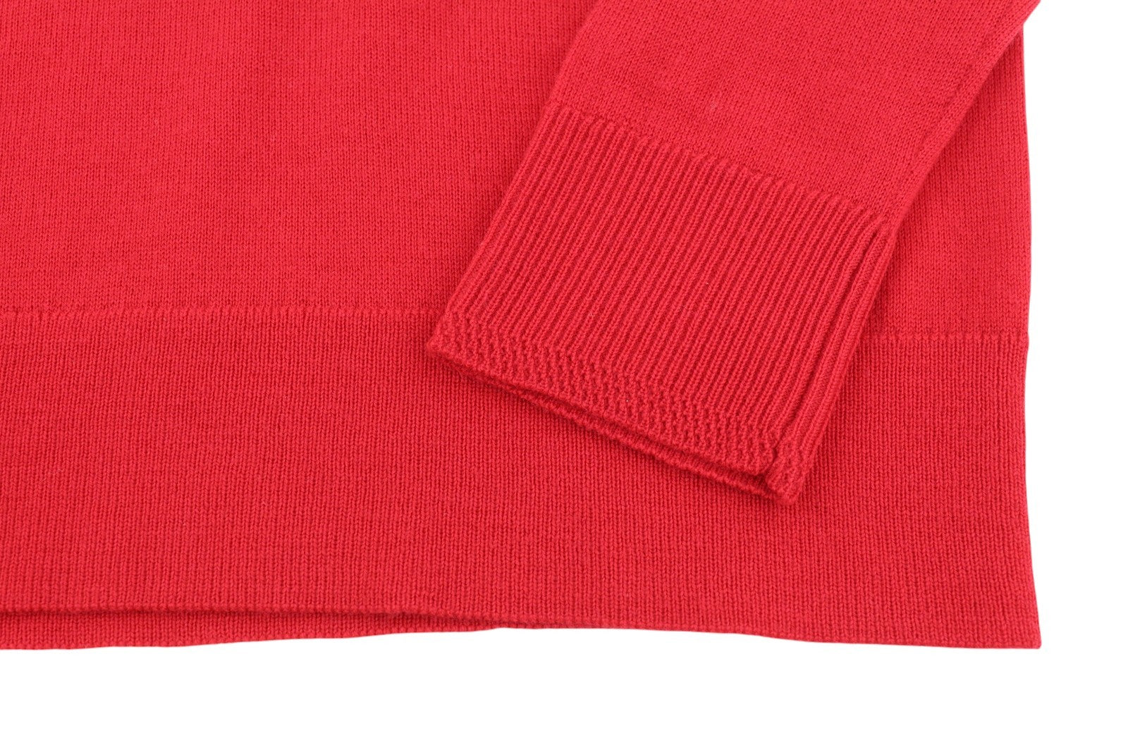 GANT Washable Merino Turtle Neck Women Jumper XS Red Tight-Knit Soft Pullover