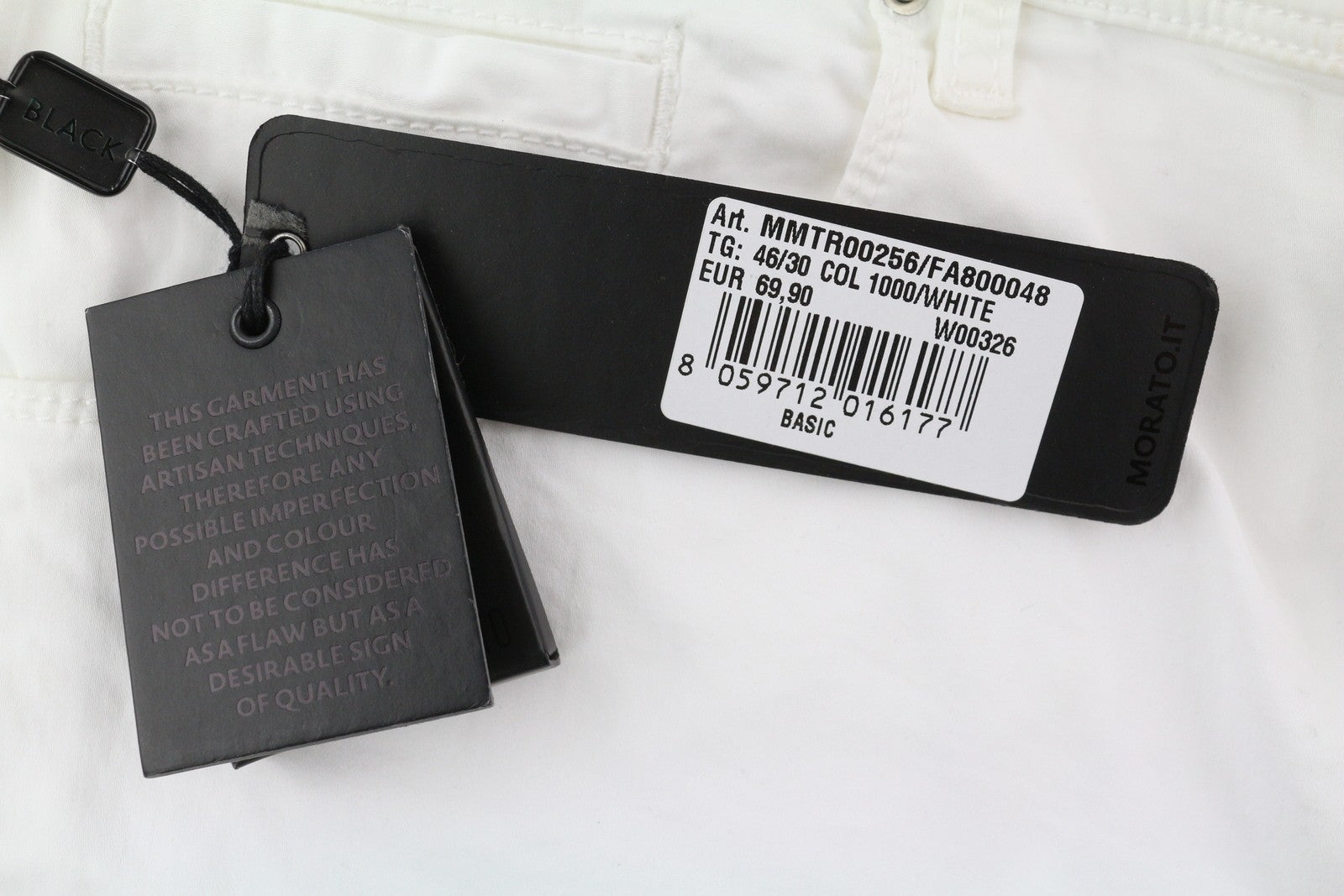 ANTONY MORATO Gilmour Men Trousers W30 White Super Skinny Fit Zipper RRP€130